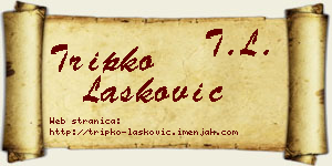 Tripko Lasković vizit kartica